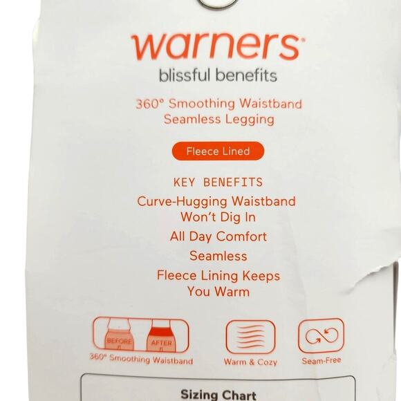 2 for 1. 2 DIFFERENT STYLES OF WARNERS BLISSFUL BENEFITS LEGGINGS - Picture 15 of 16